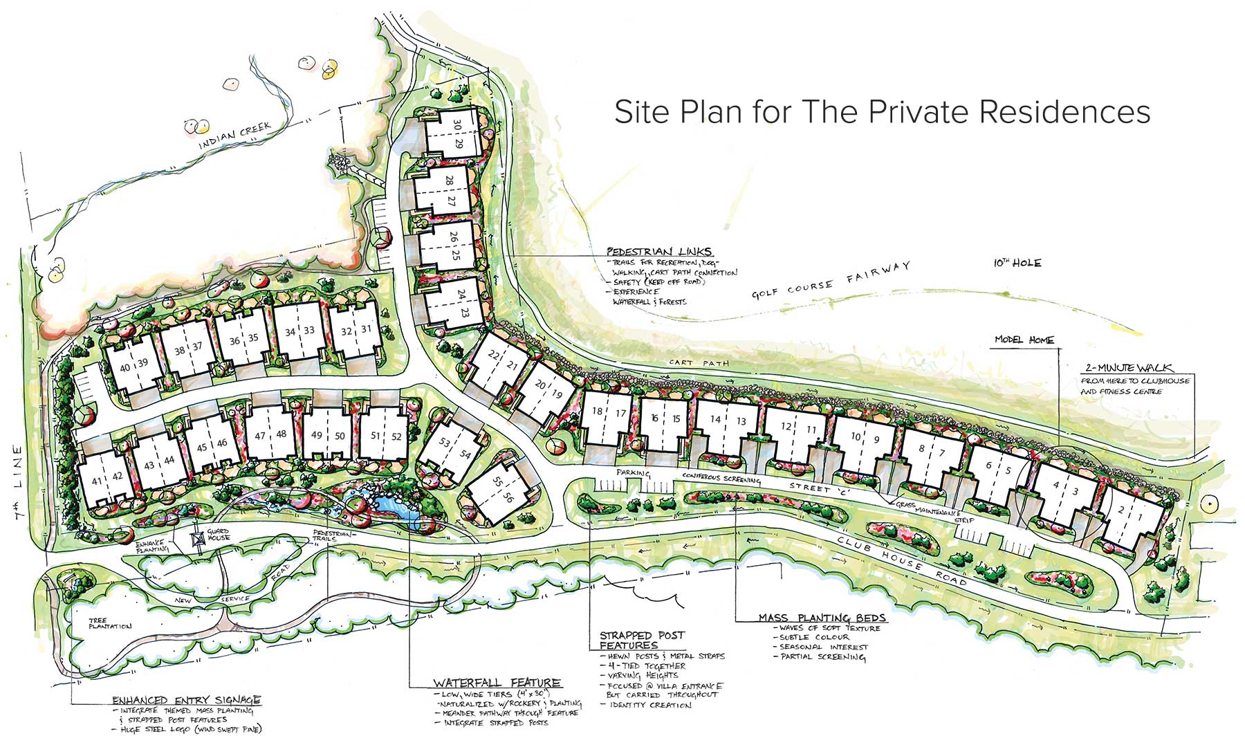 Site Plan for The Private Residences